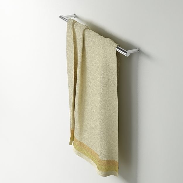 Towel hanger 3D model_2