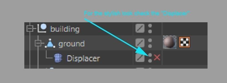 Stylish low poly building Free 3D model_4
