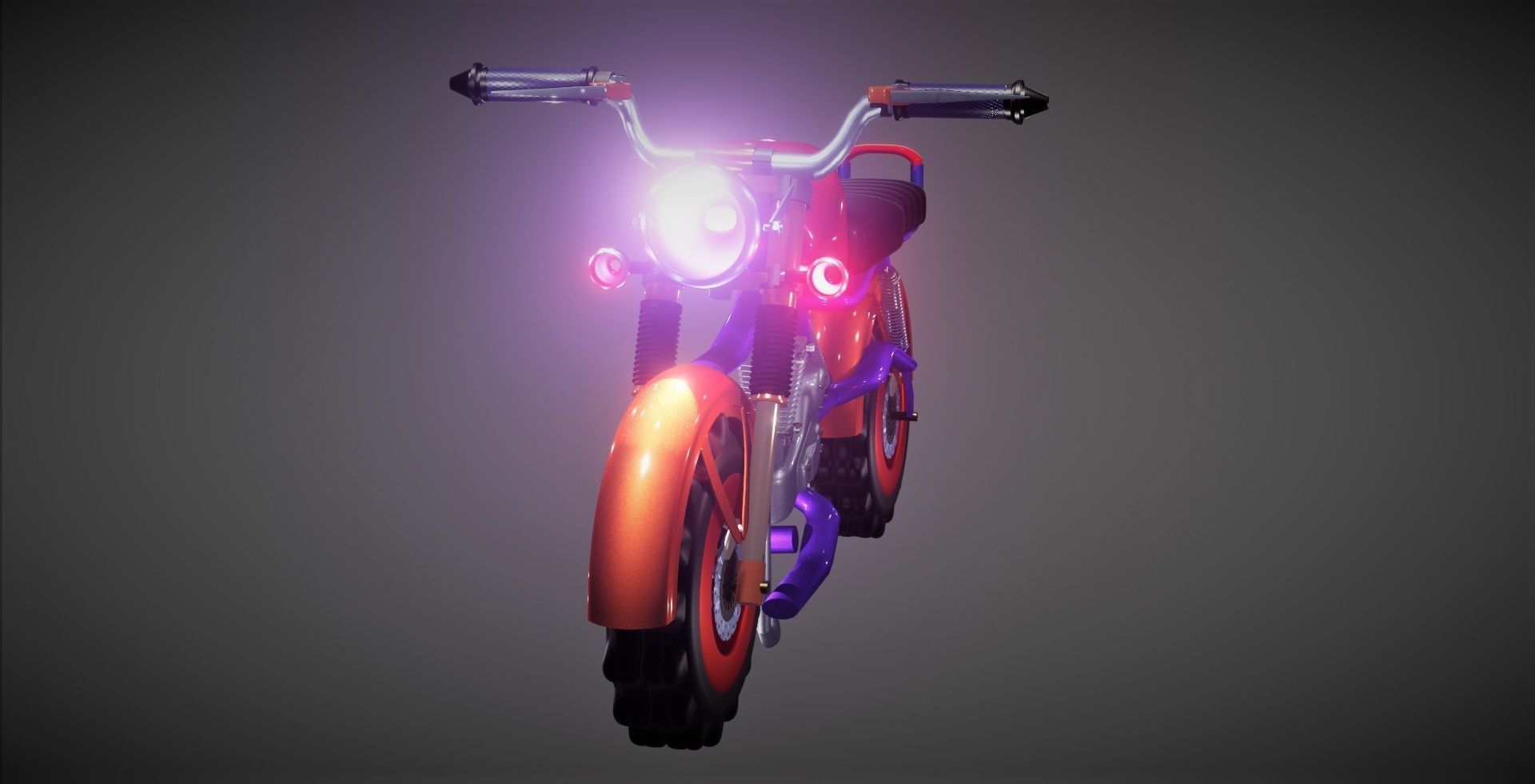 Motorcycle 3D Model 3D model_4