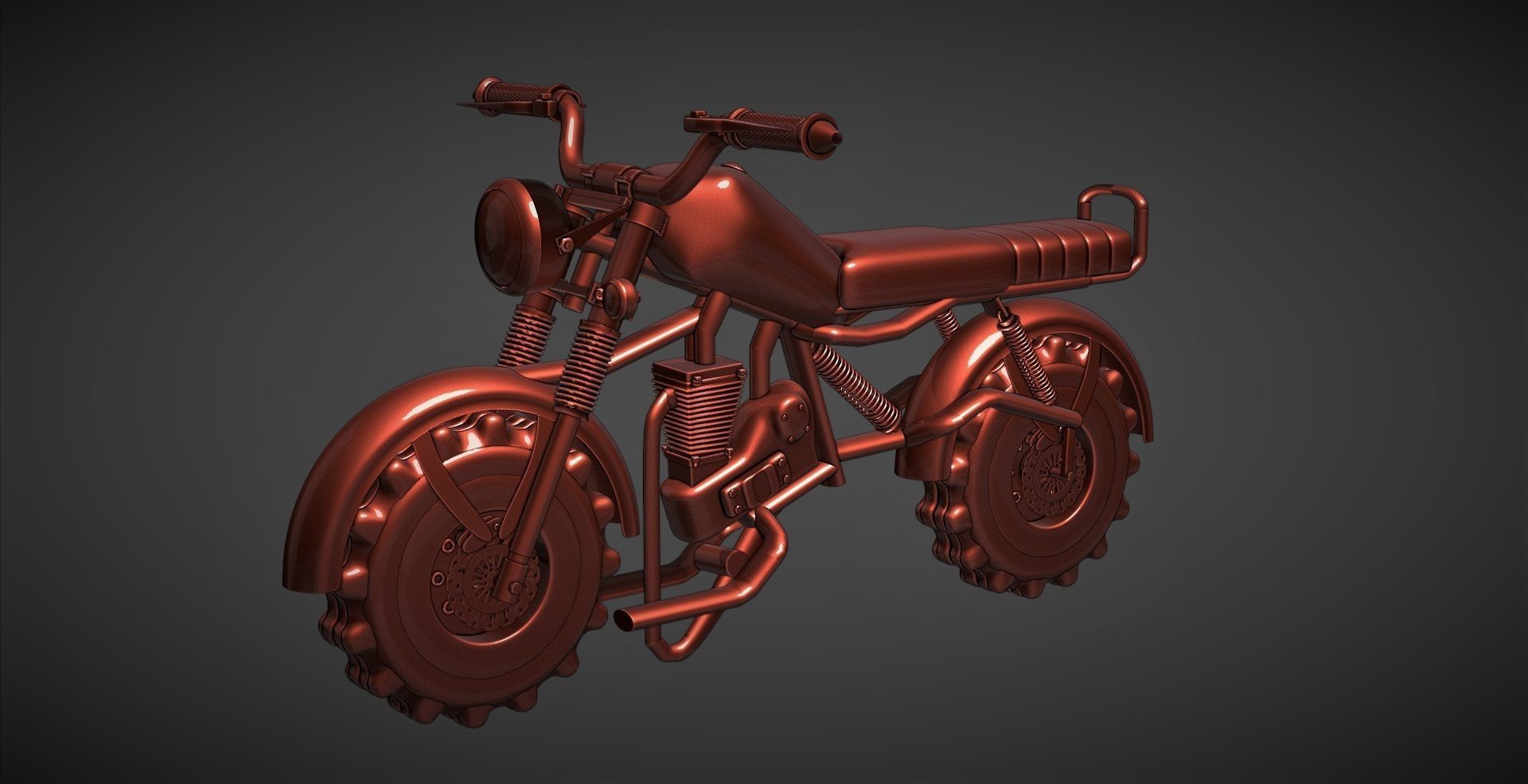 Motorcycle 3D Model 3D model_9