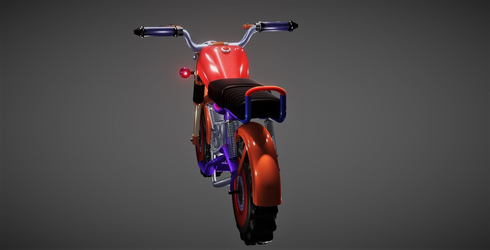 Motorcycle 3D Model 3D model_3