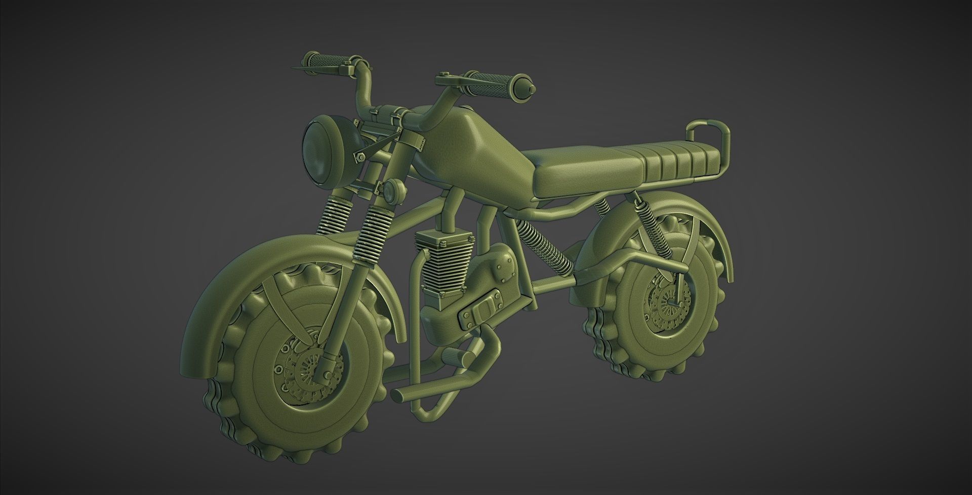 Motorcycle 3D Model 3D model_8