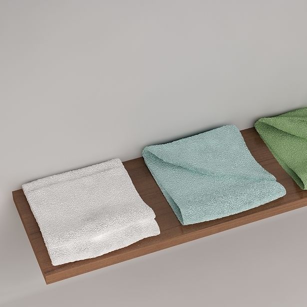 Towel 11 3D model_1
