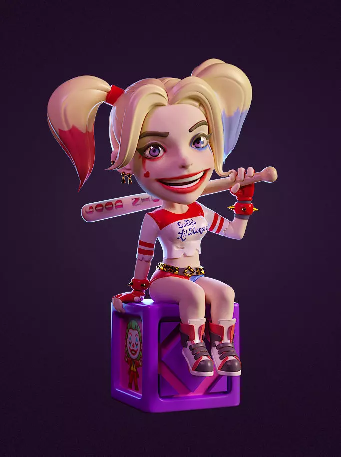 Harley Quinn 3D print model