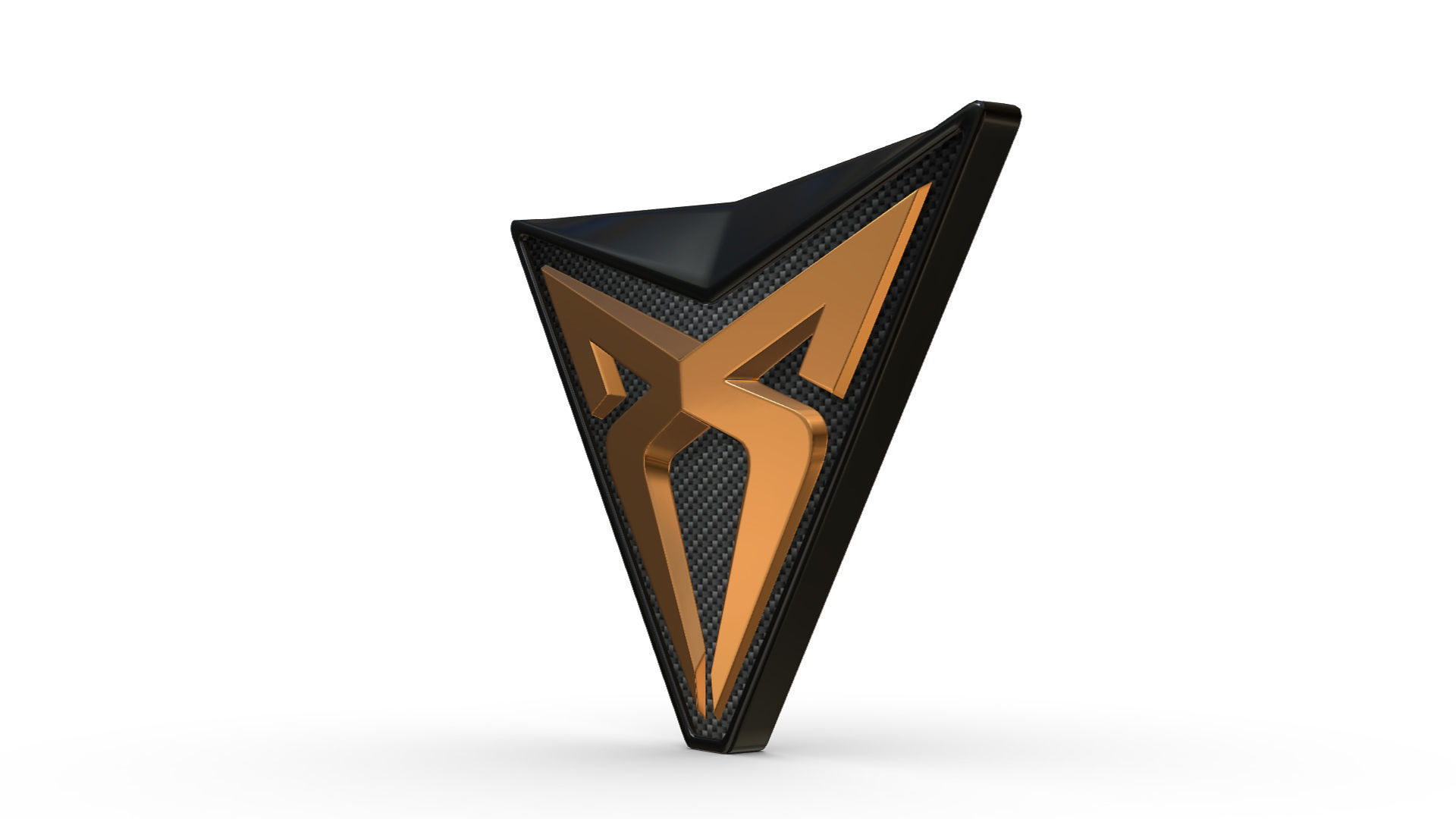 cupra logo 3D model_2