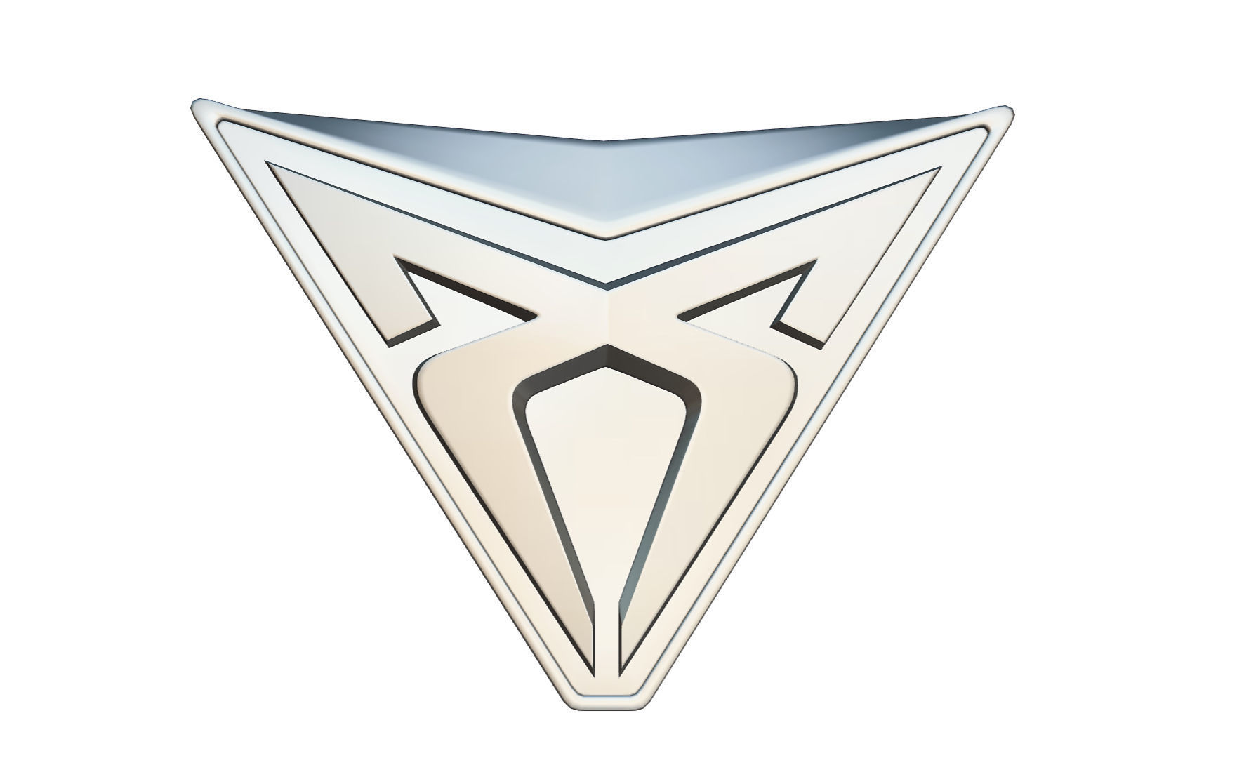 cupra logo 3D model_5