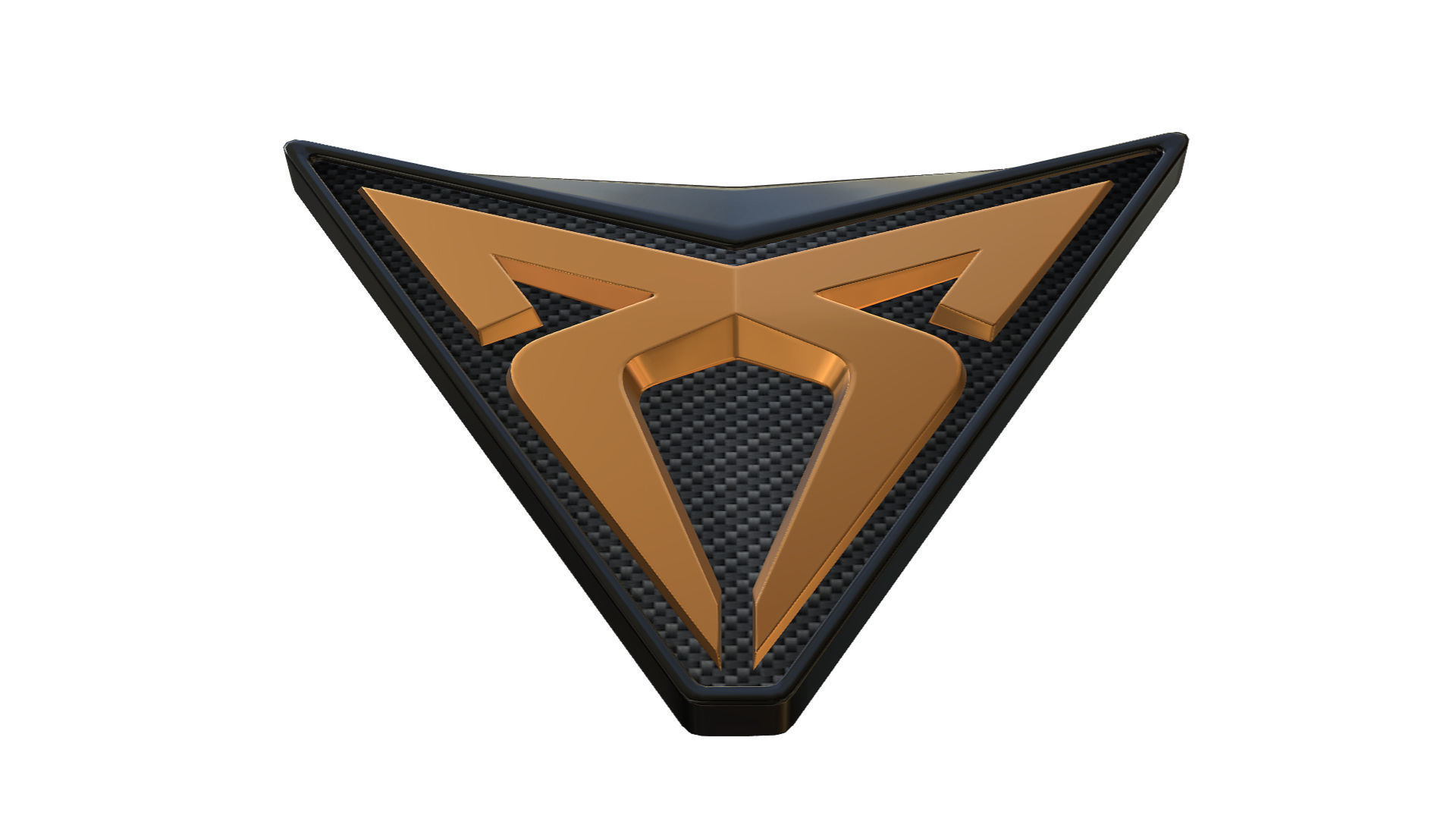 cupra logo 3D model_4