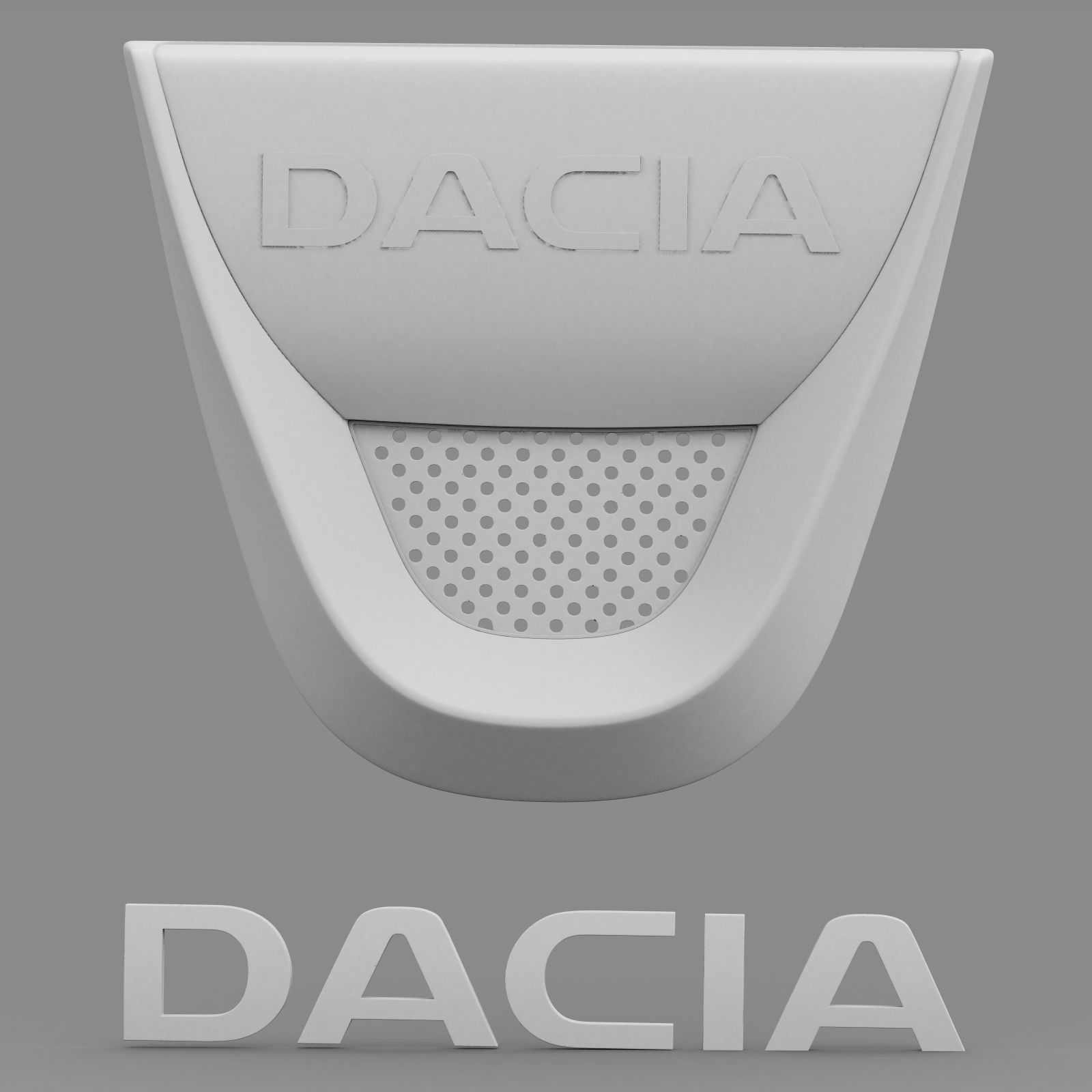 dacia logo 3D model_12