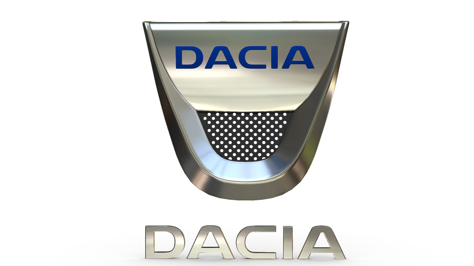 dacia logo 3D model_5