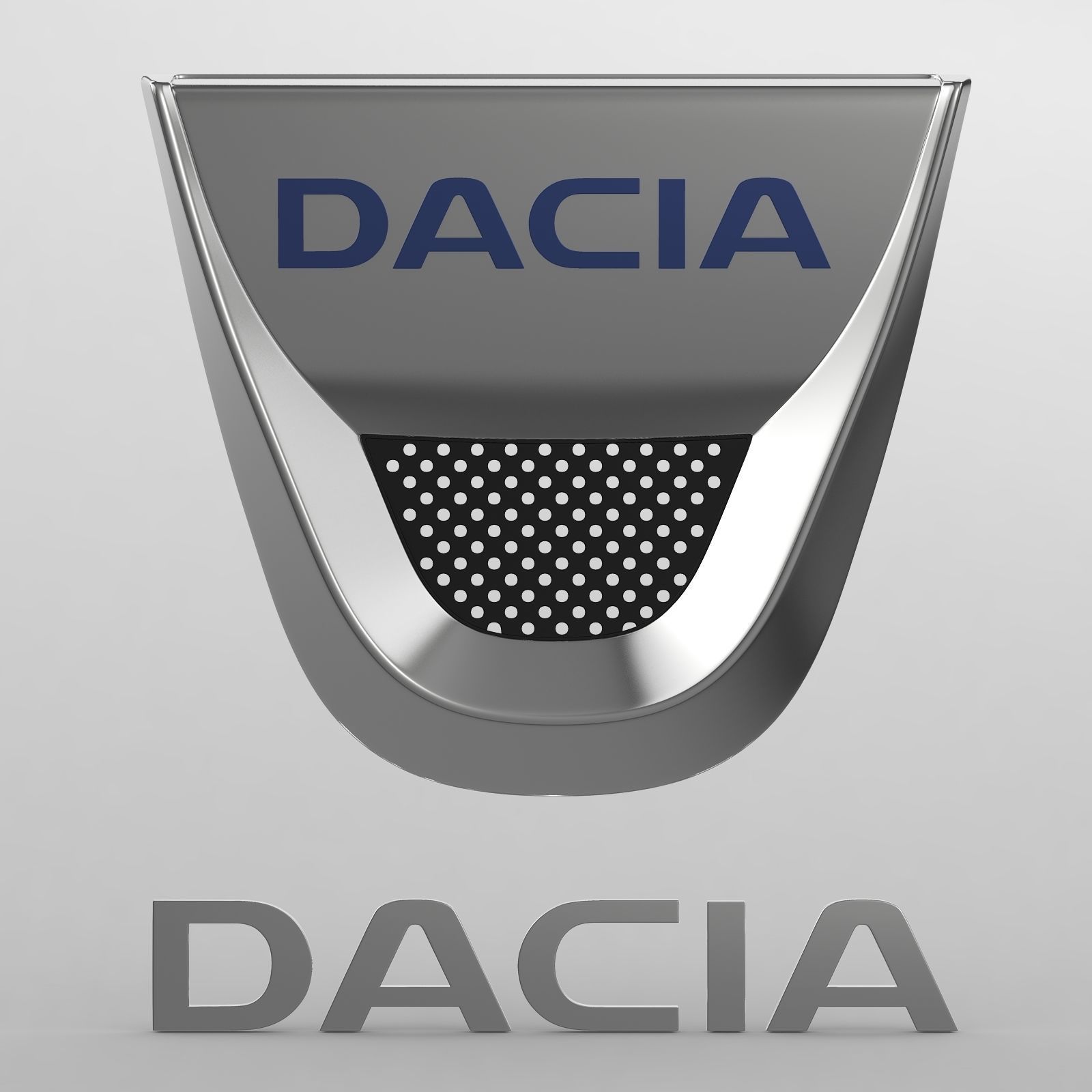 dacia logo 3D model_1