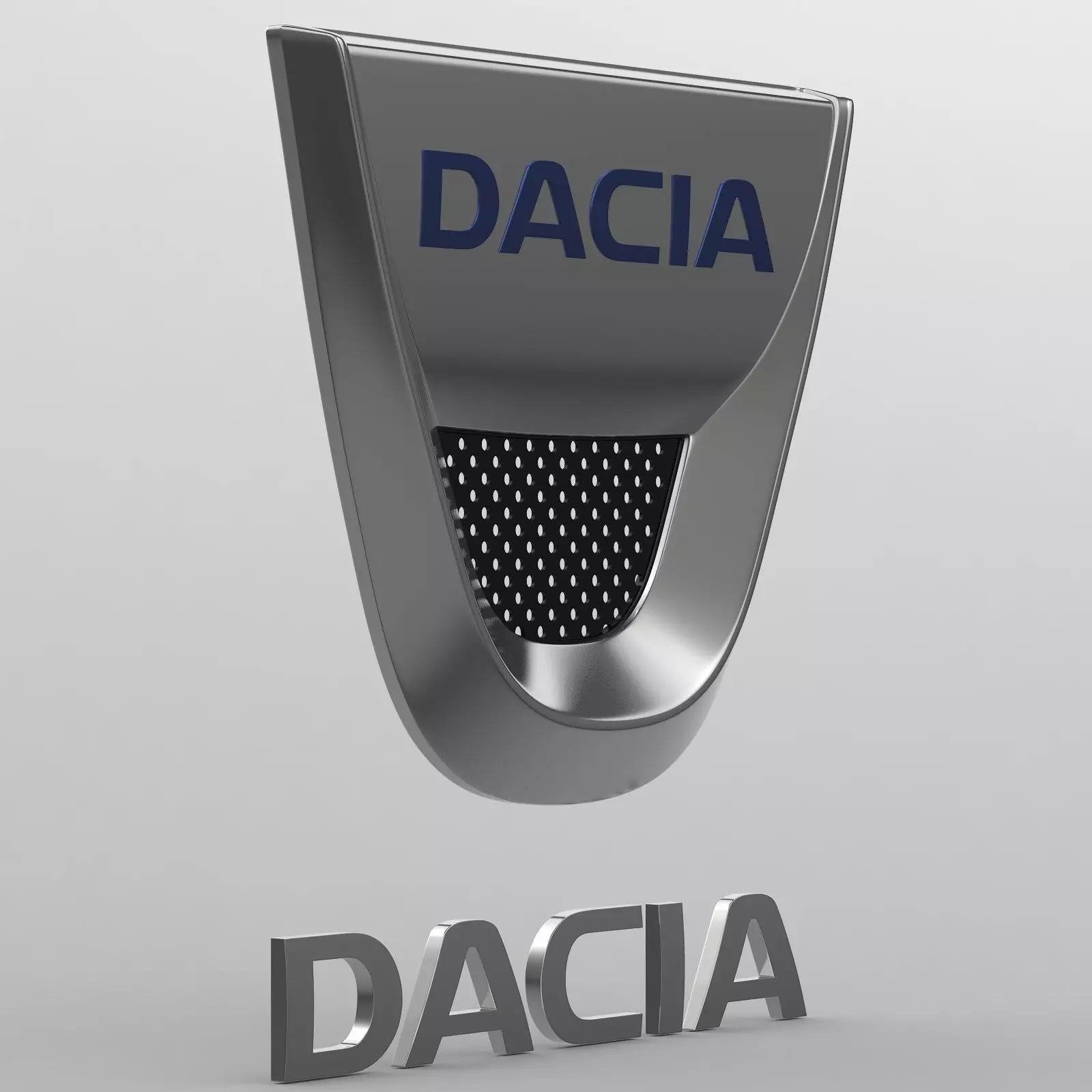dacia logo 3D model_0
