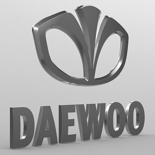 daewoo logo 3D model