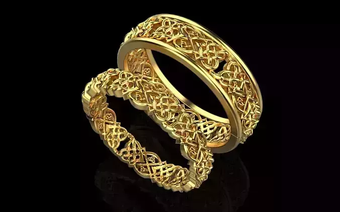 Wedding Ring Jewellery 3D Printing 