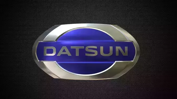 datsun logo 3D model