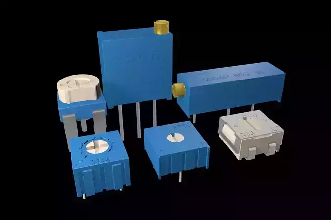 Trimpot electronic components