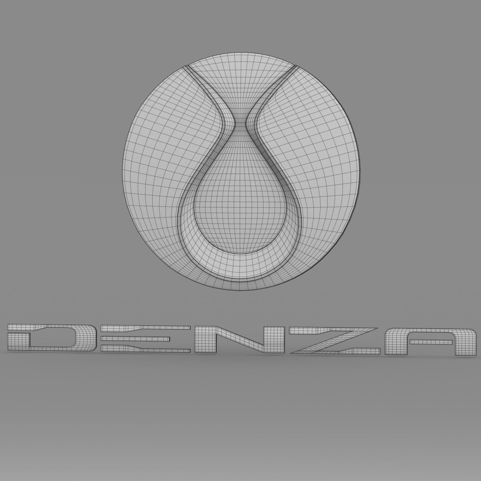 denza logo 3D model_7
