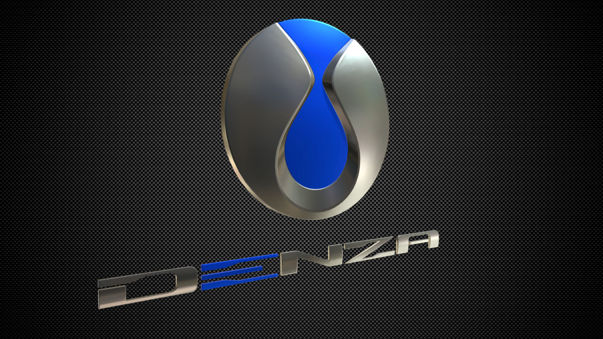denza logo 3D model_1