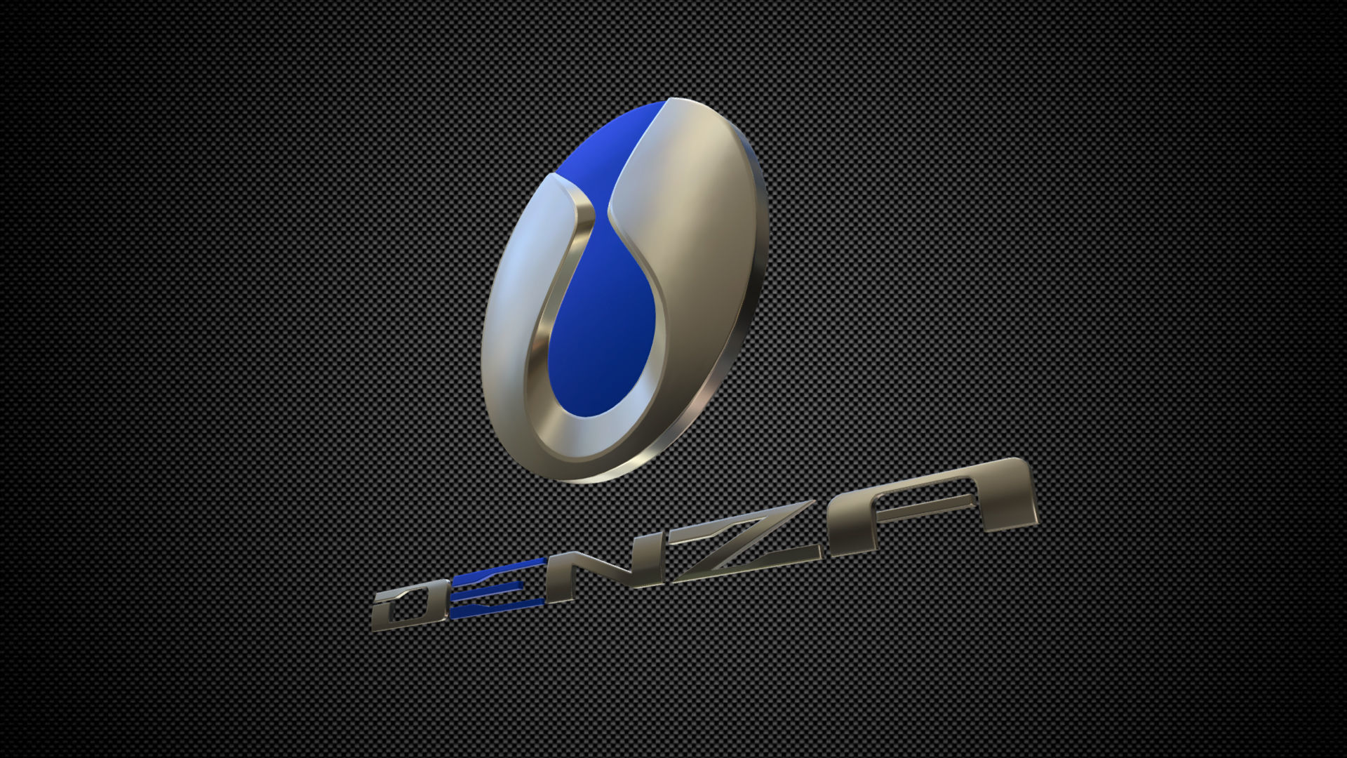 denza logo 3D model_4