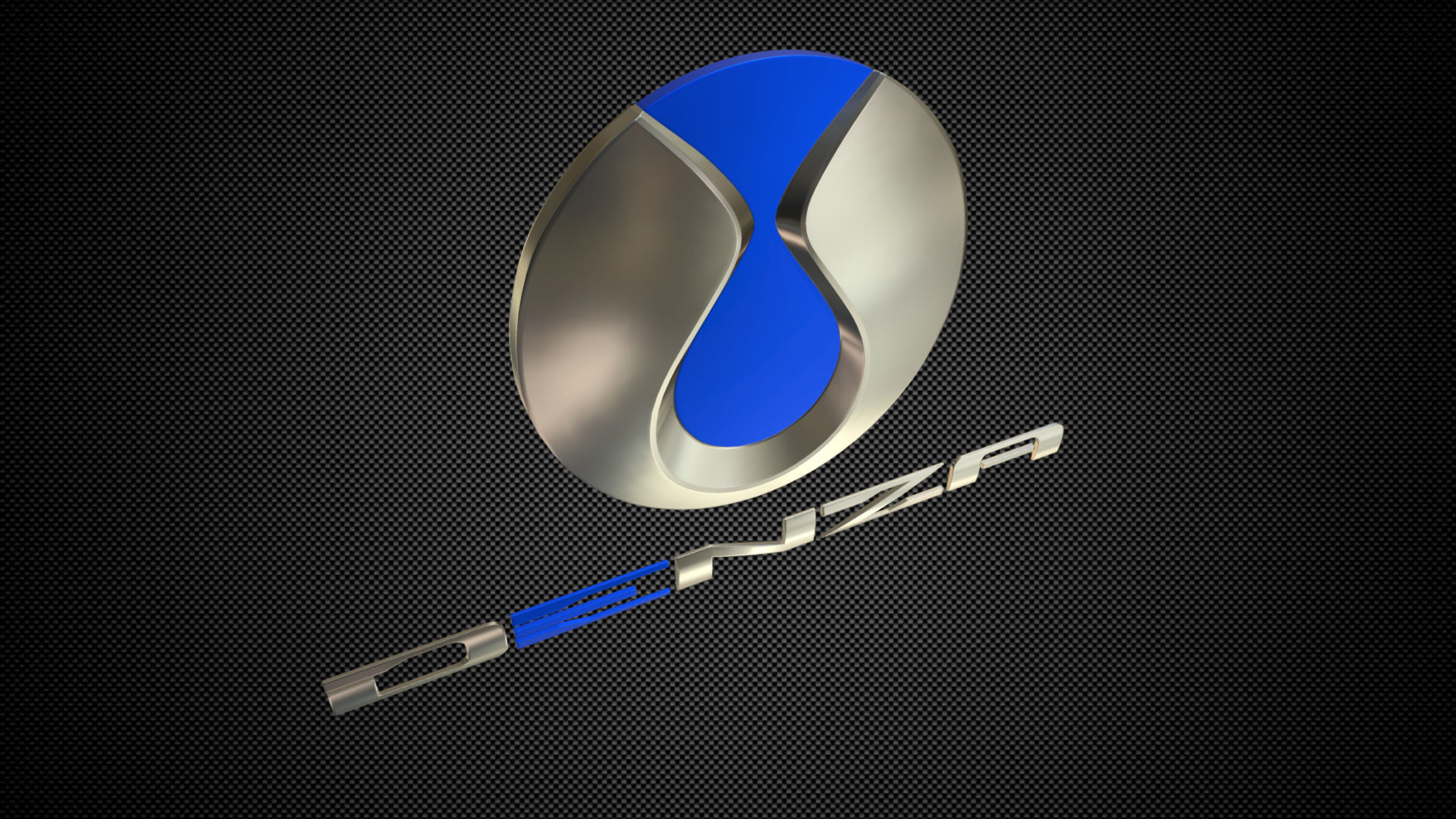 denza logo 3D model_3
