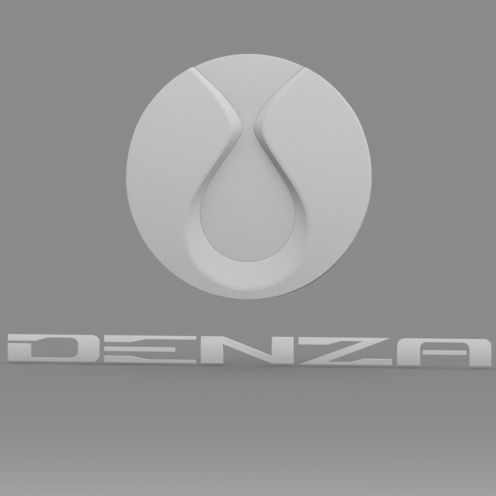 denza logo 3D model_6