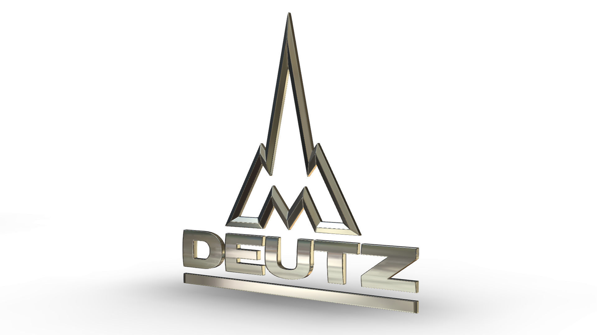 deutz logo 3D model_2