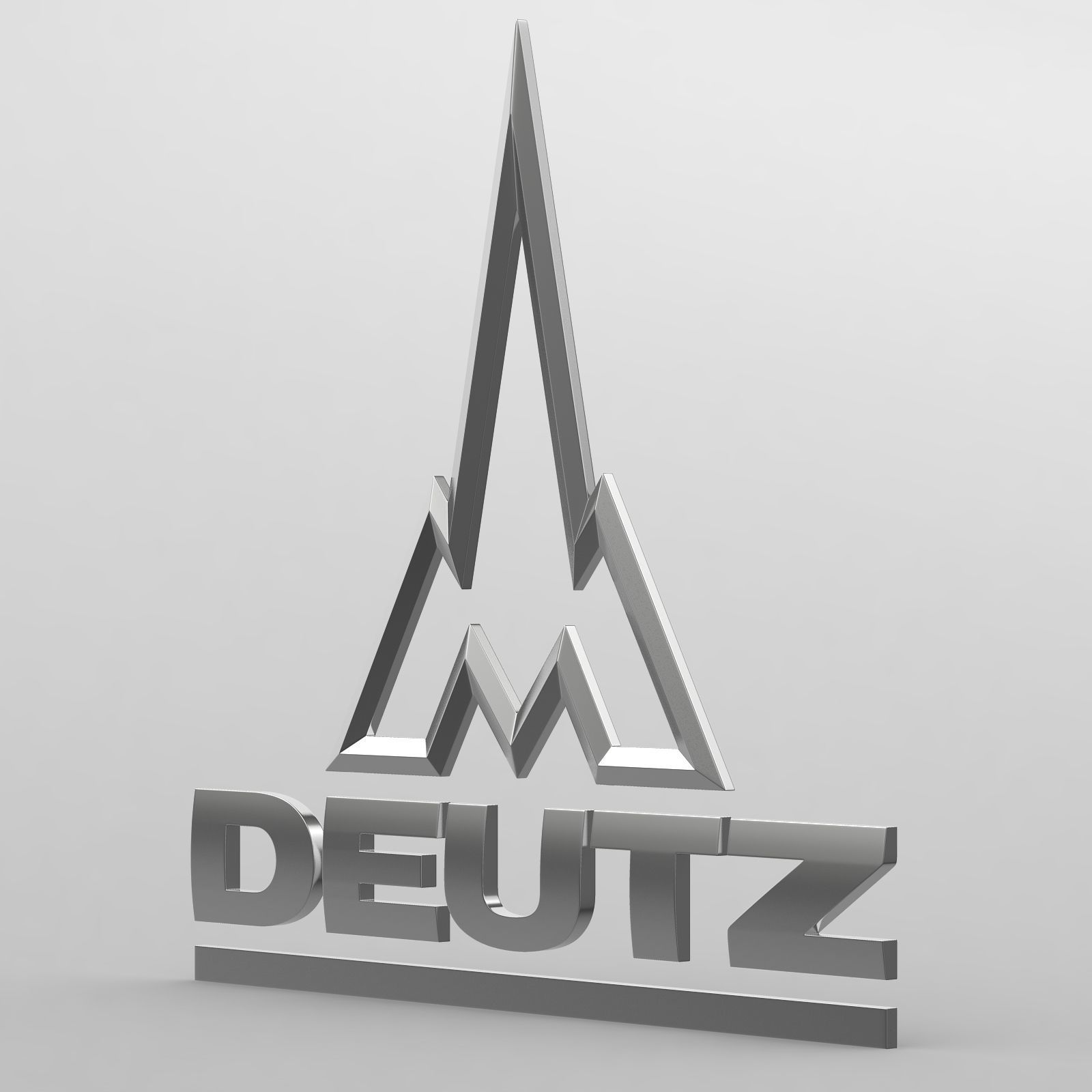 deutz logo 3D model_9