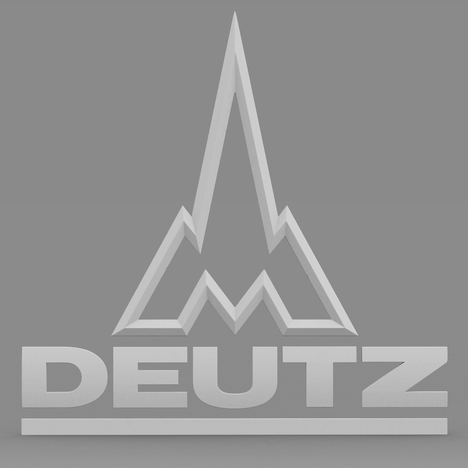 deutz logo 3D model_12