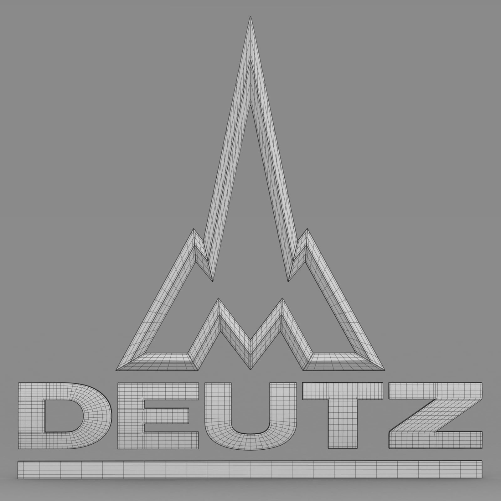 deutz logo 3D model_13