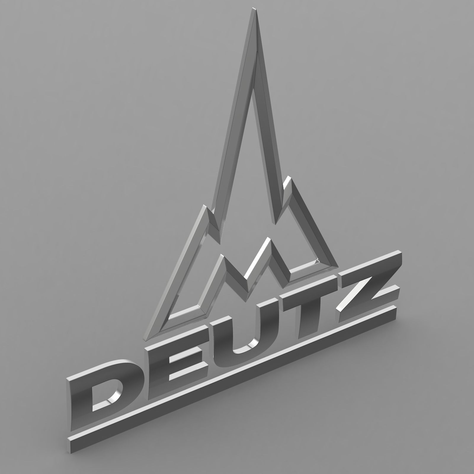 deutz logo 3D model_10