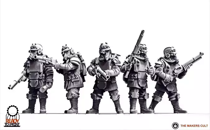 Valour Korps - Engineers 3D print model