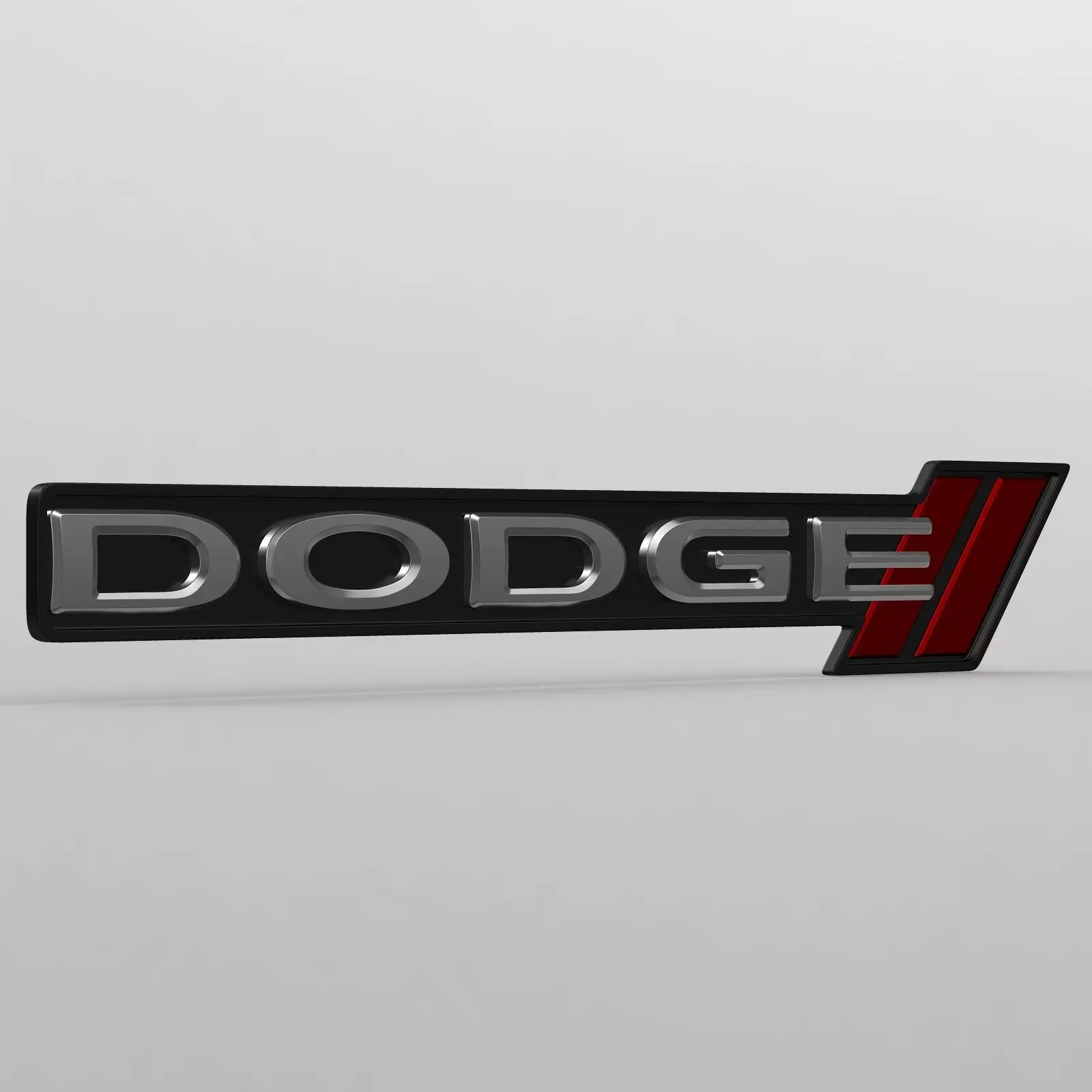 dodge logo 3D model_0