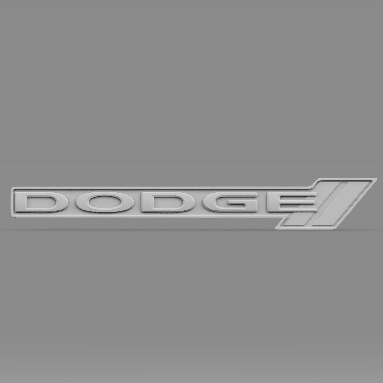 dodge logo 3D model_5