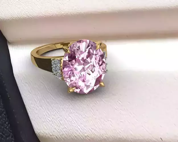 Ring model jewelry Diamond ring design 3D print model 3D print model