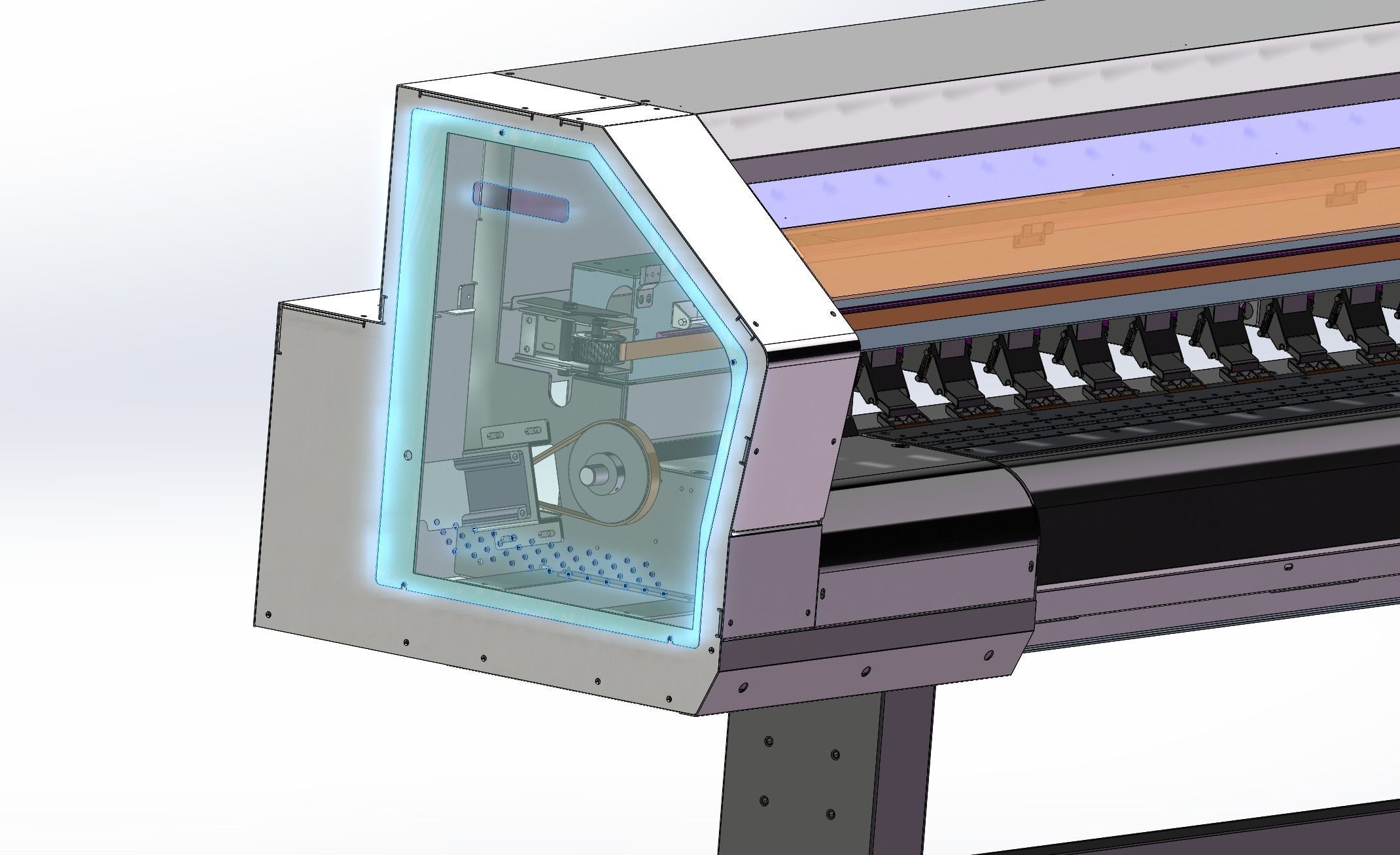 Large inkjet printer 3D model_5