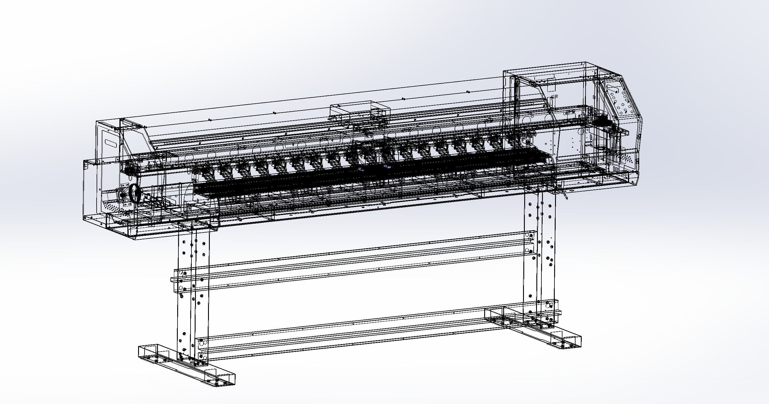 Large inkjet printer 3D model_13