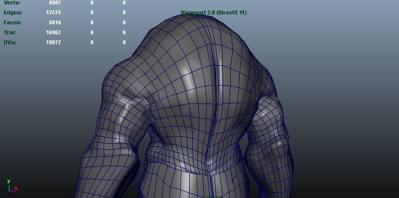 Pitt Monster Low-poly 3D model_9