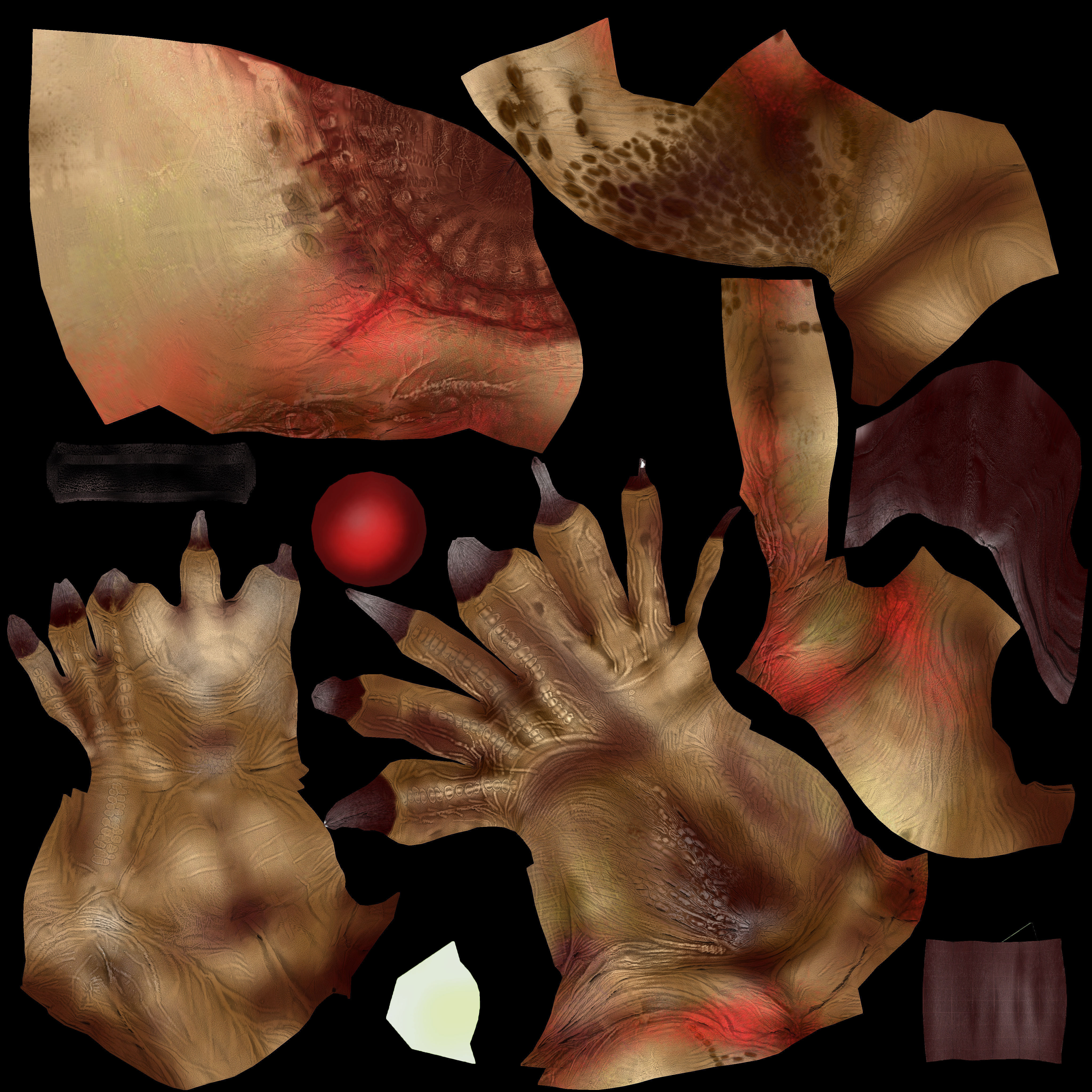 Pitt Monster Low-poly 3D model_4