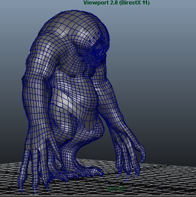 Pitt Monster Low-poly 3D model_7