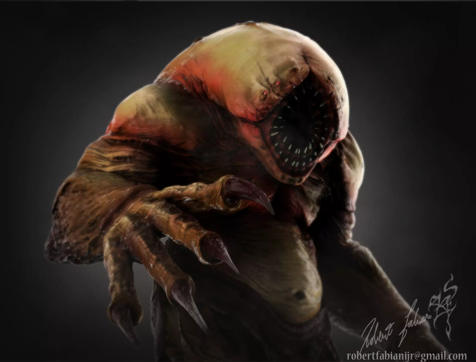 Pitt Monster Low-poly 3D model_0