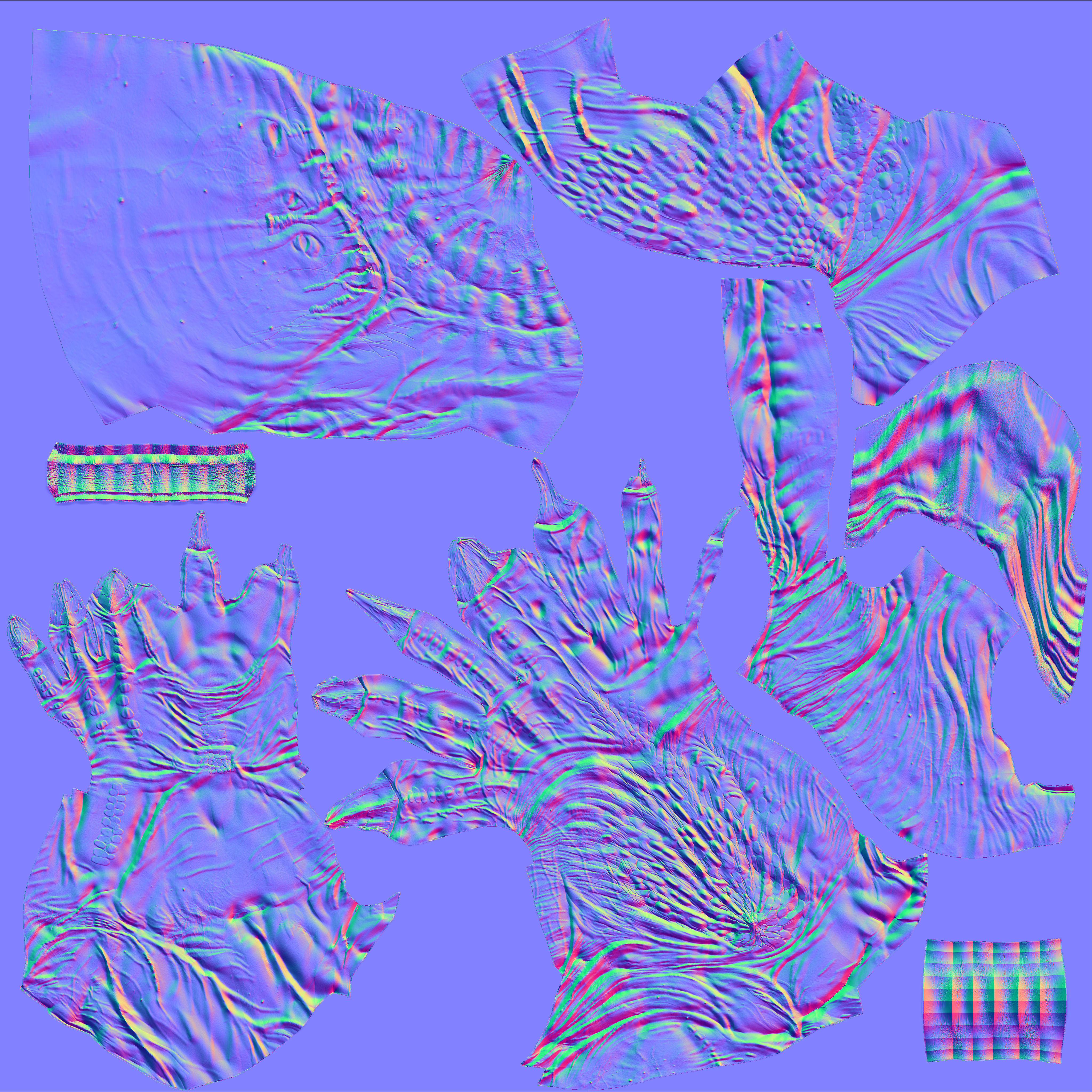 Pitt Monster Low-poly 3D model_5