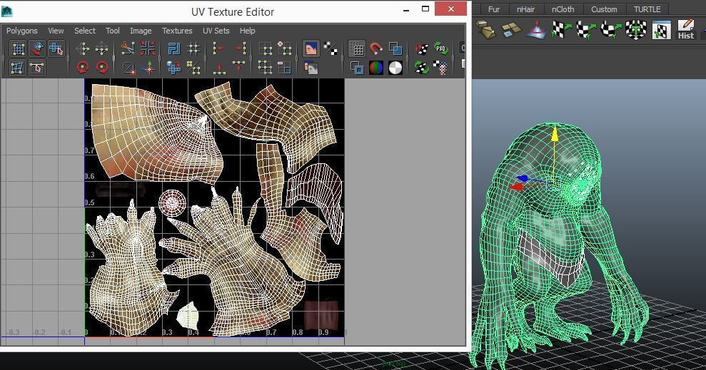 Pitt Monster Low-poly 3D model_3