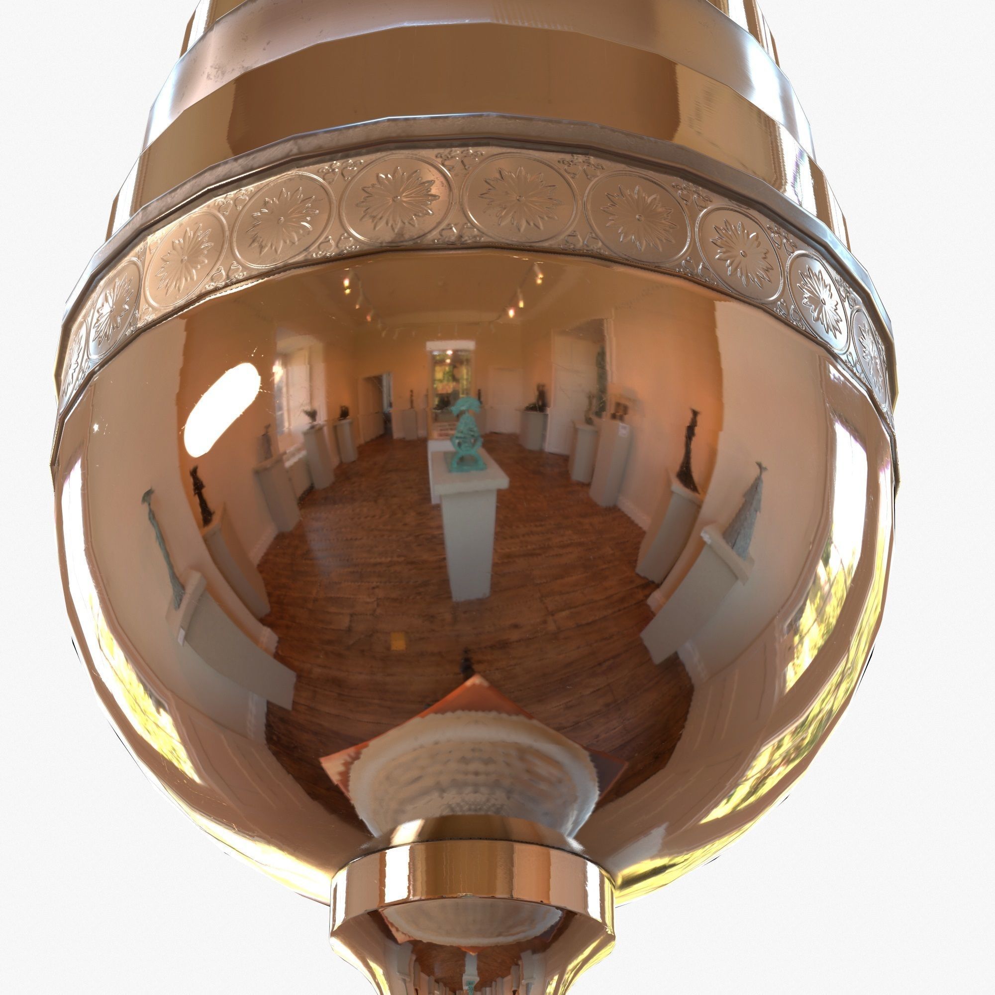 ESL Trophy PBR Low-poly 3D model_6