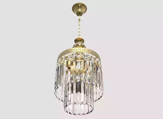 crystal chandelier 3D model
