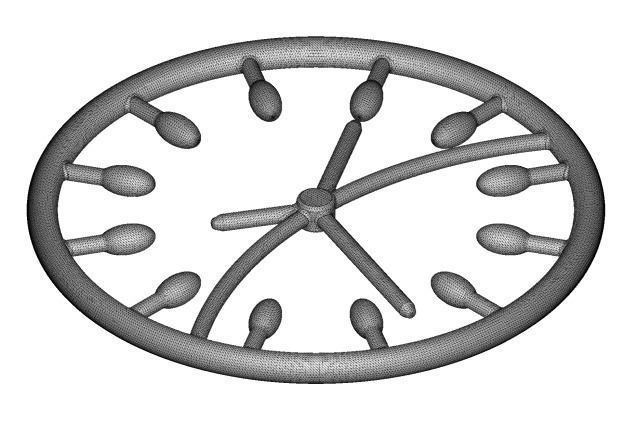 Classic Modern Wall Clock 3D print model_2