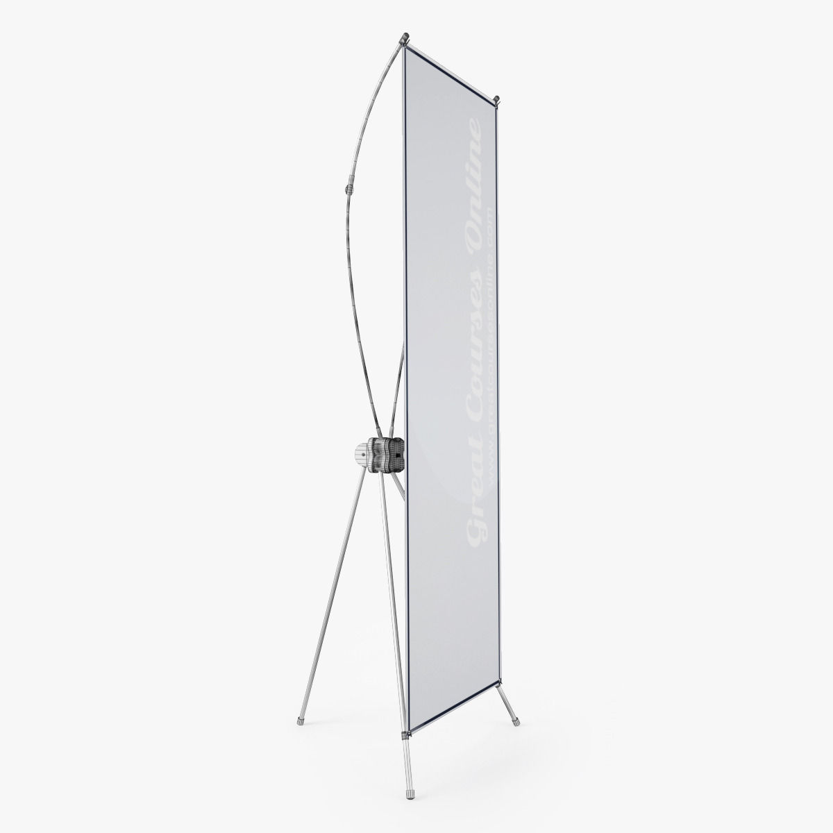 Banner Stand - Standy 3D model_4