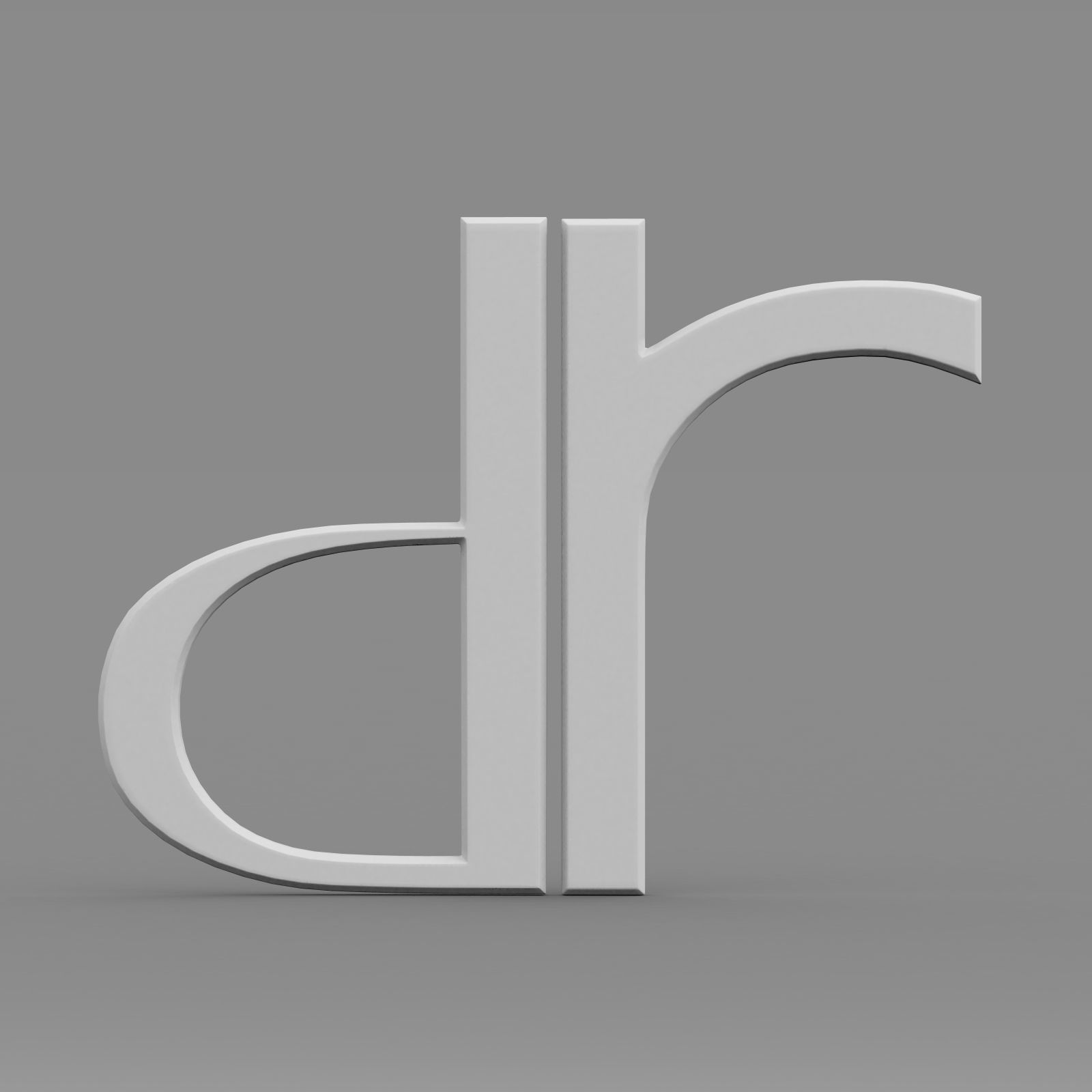 dr logo  3D model_6