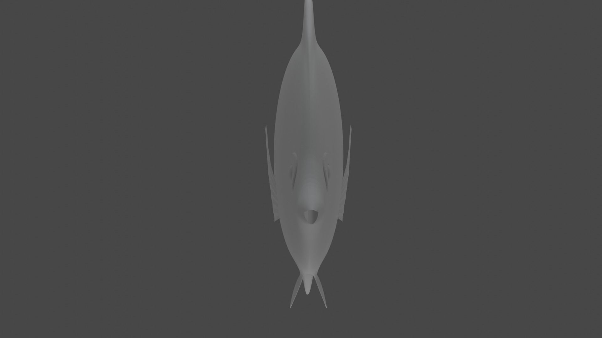 Butterfly Fish Low-poly 3D model_3