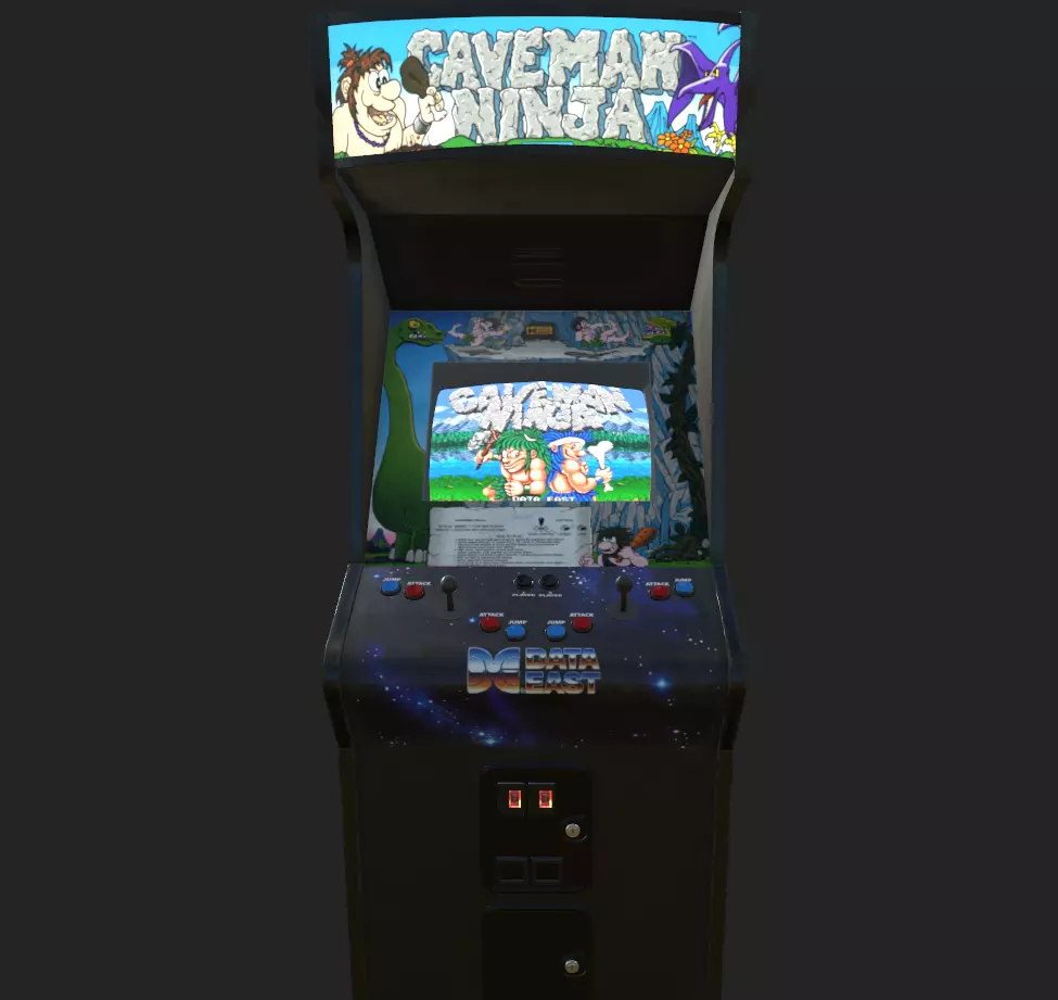 Caveman Ninja Low-poly 3D model_0