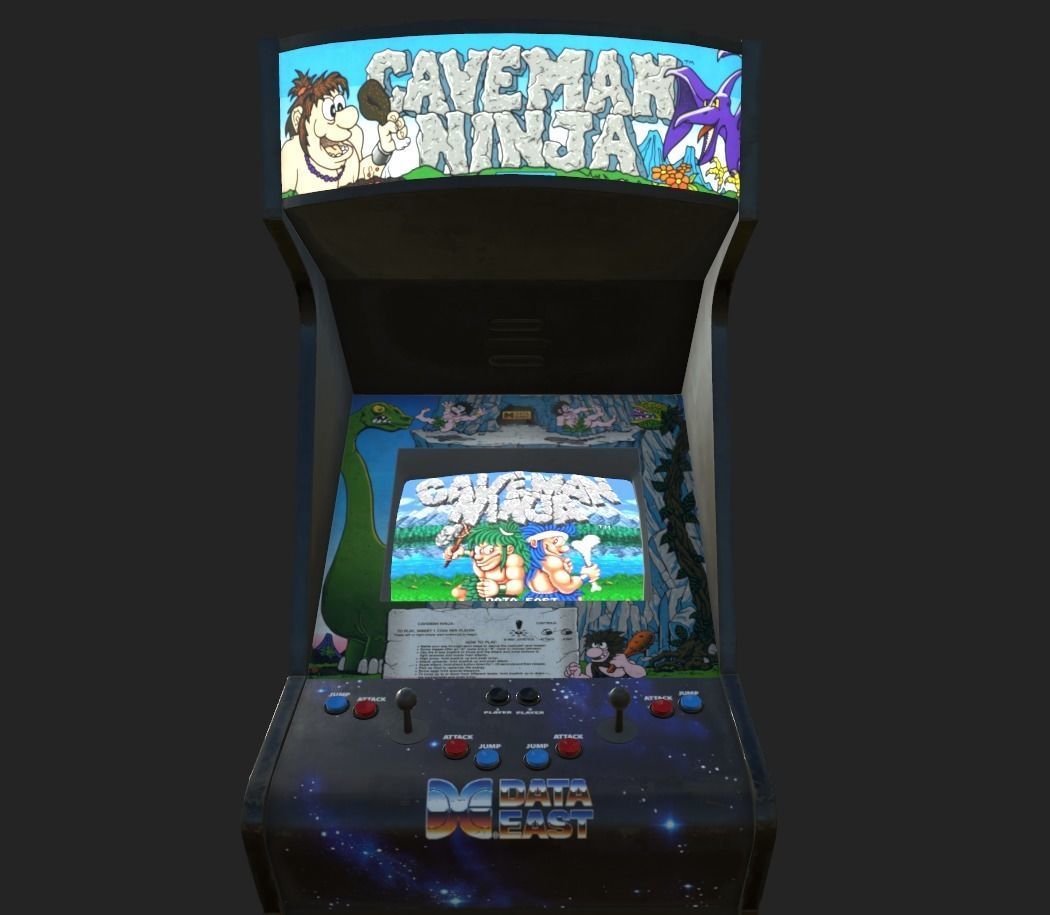 Caveman Ninja Low-poly 3D model_3