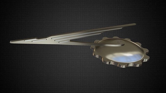 Duesenberg Hood Ornament 3D model